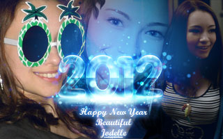 Happy New Years 2012 from Beautiful Jodelle