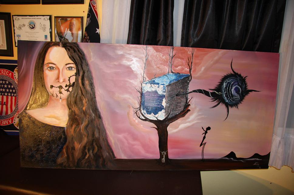 Jodelle Ferland Painting